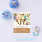 Eisdiele Flyer (Einzeln)