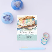 Eisdiele Flyer (Einzeln)