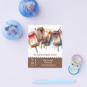 Eisdiele Flyer (Einzeln)