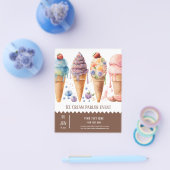 Eisdiele Flyer (Einzeln)