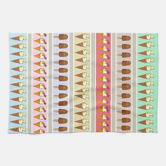 Eisdiele Geschirrtuch (Horizontal)