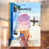 Eisdiele Salon van Party Läden Essen Windsor Fensteraufkleber (Blatt 2)