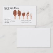 Eisdiele-Visitenkarte Visitenkarte (Vorne/Hinten)