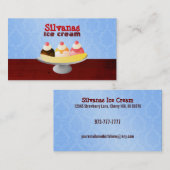 Eisdiele-Visitenkarten Visitenkarte (Vorne/Hinten)