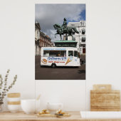 Eisdielen und Statue Poster (Küche)