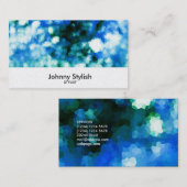Eisedelstein-Glitzern-Beschaffenheitsmuster Visitenkarte (Vorne/Hinten)