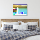 Eiseis... Leinwanddruck (Insitu (Schlafzimmer))
