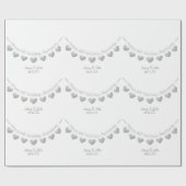 Eisen 6. Hochzeitstag bunte Design Geschenkpapier (Flach)