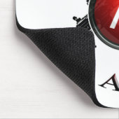 Eisen-Anblick/Molon Labe Mousepad (Ecke)