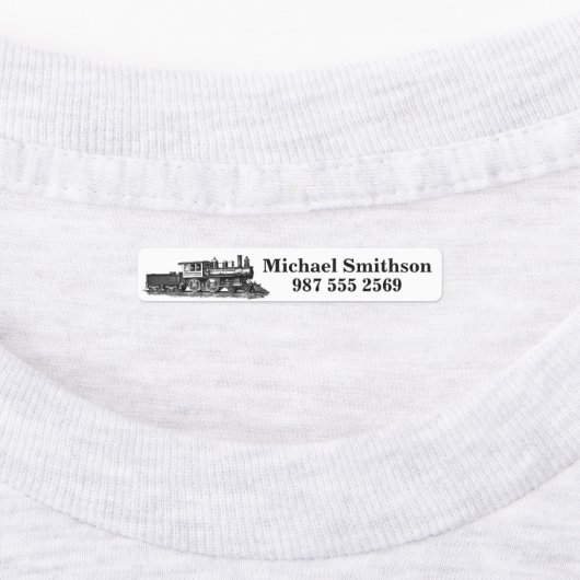 Eisen auf Etiketten für die Dampfzugbahn (Befestigt)