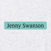 Eisen auf Mädchen Kleidung Labels Pastelle NAME Etiketten (Design 2)