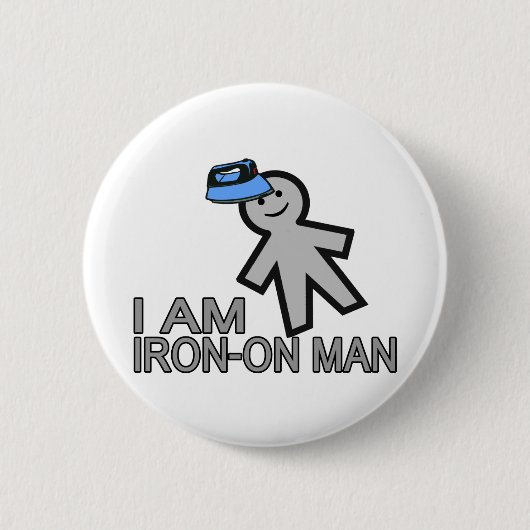 Eisen-Auf Mann Button (Vorderseite)