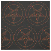 Eisen-Baphomet-Dämon Goth-Stoff Stoff (Muster)