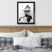 Eisen Blume Sconce Leinwanddruck (Insitu (Schlafzimmer))