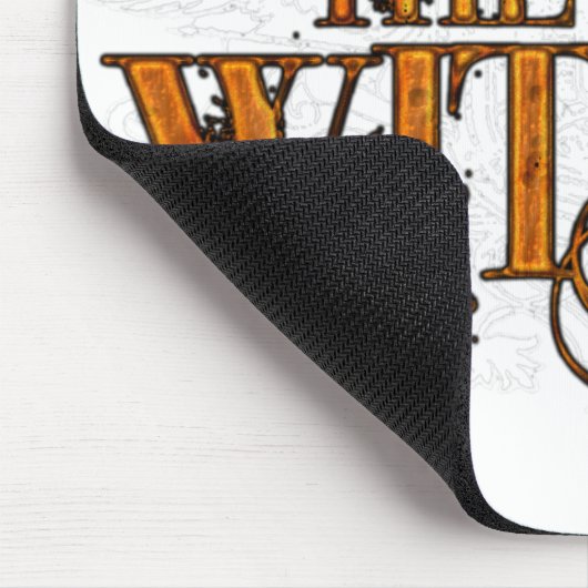 Eisen-Drache: Das Feuer innen Mousepad (Ecke)