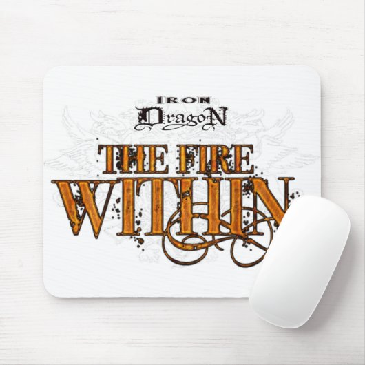 Eisen-Drache: Das Feuer innen Mousepad (Mit Mouse)