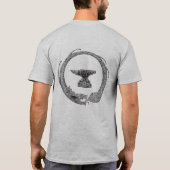 Eisen-Drache-Felsen-Schmied Ouroboros T-Shirt (Rückseite)