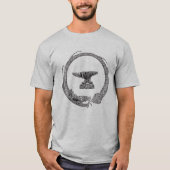 Eisen-Drache-Felsen-Schmied Ouroboros T-Shirt (Vorderseite)