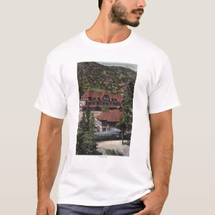 Eisen entspringt Zahn-Straßen-Station u. Hotel T-Shirt