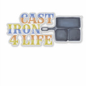 Eisen für das Leben Aufkleber (Vorderseite)