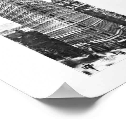 Eisen-Gebäude Poster (Ecke)