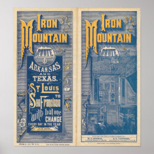 Eisen-Gebirgsweg Poster