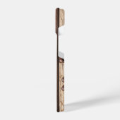 Eisen, Holz, Schrauben machen hart iPhone Hülle (Linke Seite)