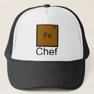 Eisen-Kochs-Element-Wortspiel-T - Shirt Truckerkappe