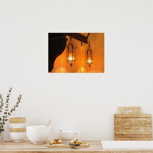 Eisen Lanterns Poster (Küche)