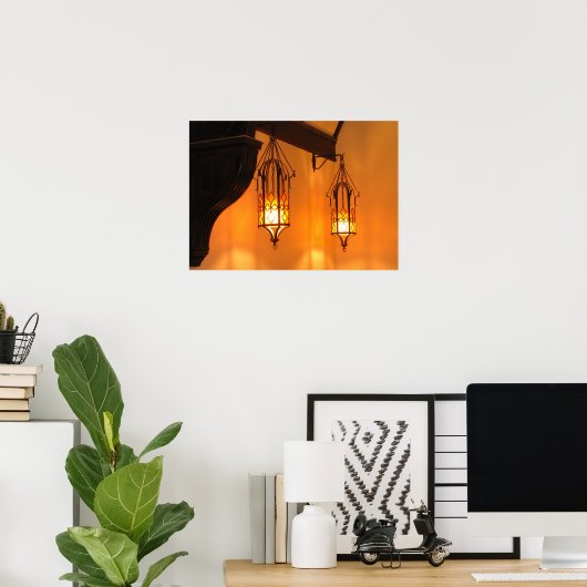 Eisen Lanterns Poster (Heimbüro)