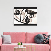 Eisen Leinwanddruck (Insitu (Wohnzimmer))