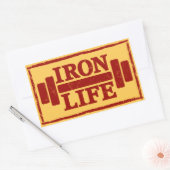 Eisen Life Rechteckiger Aufkleber (Umschlag)