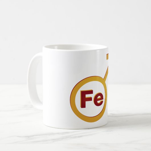 Eisen-Mann Kaffeetasse (Vorderseite Links)