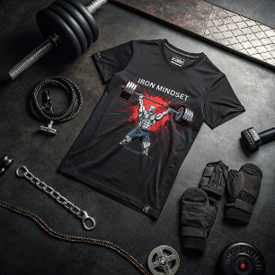Eisen Mentalität Fitnessstudio T-Shirt – Motiviere