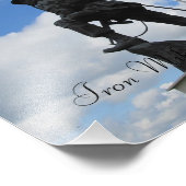 Eisen-Mike des 82. Im Flugzeug Fotodruck (Ecke)