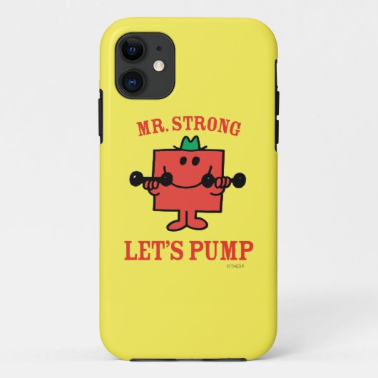 Eisen mit Herrn Strong pumpen Case-Mate iPhone Hülle (Rückseite)