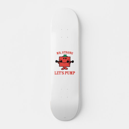 Eisen mit Herrn Strong pumpen Skateboard (Vorne)