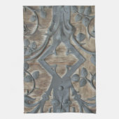 Eisen-Mittelalterliche Schleuse an der Holztür Handtuch (Vertikal)