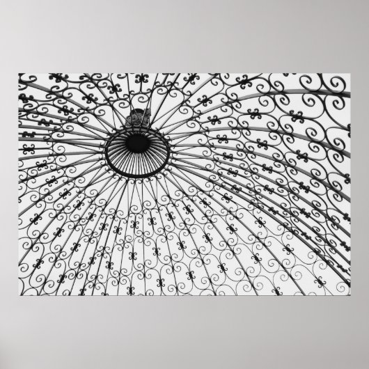 Eisen Pergola, Gilcrease Museum Gardens. 2008 Poster (Vorne)