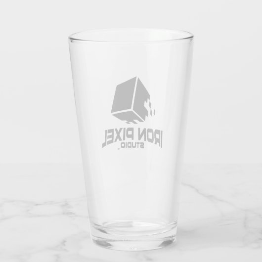 Eisen-Pixel-Glas-Cup Glas (Rückseite)