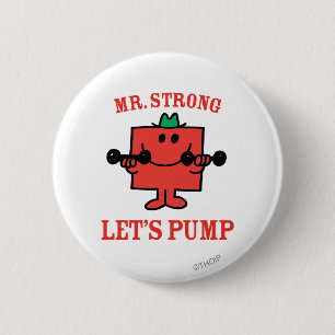 Eisen pumpen mit Mr. Strong Button