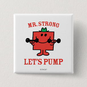 Eisen pumpen mit Mr. Strong Button