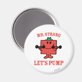 Eisen pumpen mit Mr. Strong Magnet (Vorderseite/Rückseite)