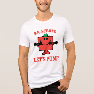 Eisen pumpen mit Mr. Strong Tri-Blend Shirt