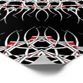 Eisen-QuerMandala Poster (Ecke)
