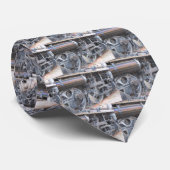 Eisen-Räder einer majestätischen Pferden-Eisenbahn Krawatte (Gerollt)