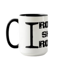 EISEN SCHÄRFT EISEN-Kaffee-Tasse