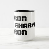 EISEN SCHÄRFT EISEN-Kaffee-Tasse Tasse (Zentrum)