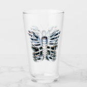 Eisen-Schmetterling Glas (Vorderseite)