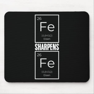 Eisen Sharpens Eisen Bibel Verse Periodischer Tisc Mousepad
